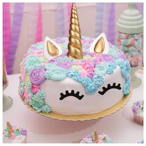 Unicornio para tartas de cumpleaños Juego decorativo ...