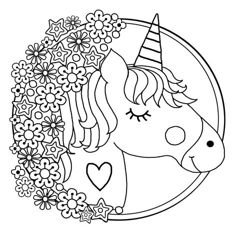 Unicorns free to color for kids   Unicorns Kids Coloring Pages