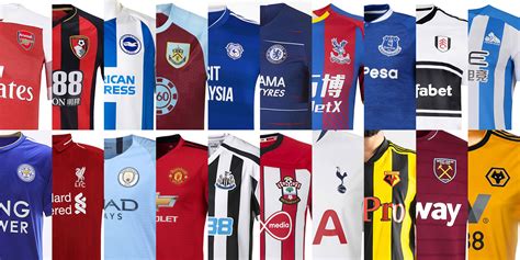 Uniformes e camisas da Premier League 2018 2019 ...