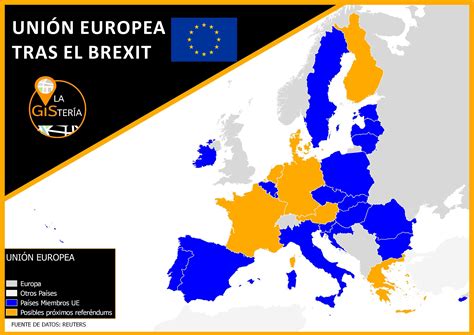 Unión Europea tras el Brexit [Mapas]   La GIStería
