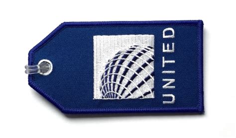 [United Airlines Embroidered Luggage Tag] | Flight ...