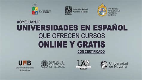 Universidades en español que dictan cursos online gratis ...