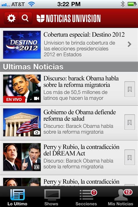 Univision launches news app   Media Moves
