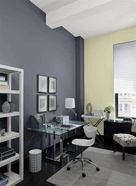 Urban Home Office! Wall Color: Eclipse   Accent Wall Color ...