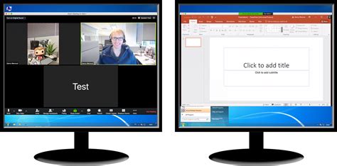Using dual monitors with the Zoom desktop client – Zoom Help Center
