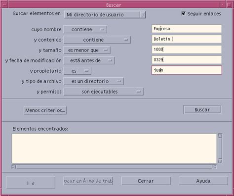 Uso del Buscador de archivos  Solaris Common Desktop Environment: Guía ...