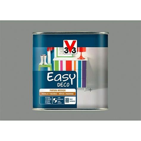 V33 Esmalte de color Easy deco gris intenso  500 ml, Satinado  | BAUHAUS