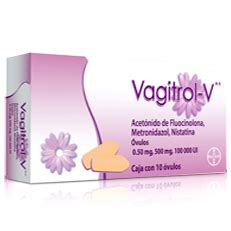 Vagitrol V, metronidazol, vaginitis, óvulos, Sanfer, RX ...