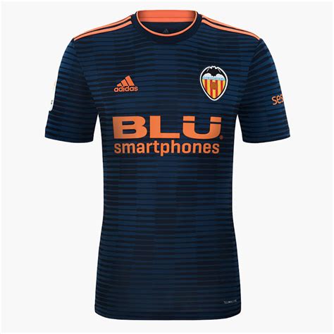 Valencia 18 19 Away Kit Released   Footy Headlines