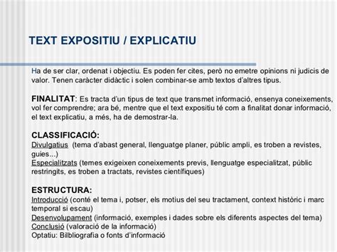 Valencià 3r ESO Serpis: El text expositiu i explicatiu