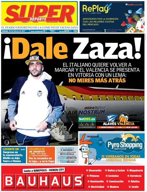 Valencia, Superdeporte:  ¡Dale Zaza!    Nuevo Fútbol