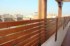 vallas de terraza barandas de madera | REJADOS | Pinterest