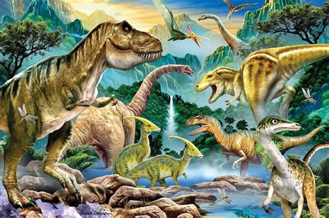 Vallée des Dinosaures puzzle 150 pièces 3D kids   Howard ...