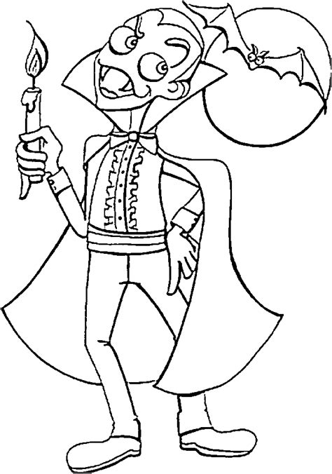 Vampires Coloring Pages   GetColoringPages.com