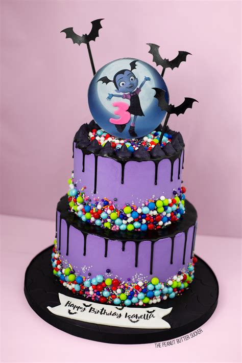 Vampirina Inspired Birthday Cake | Birthday party cake ...