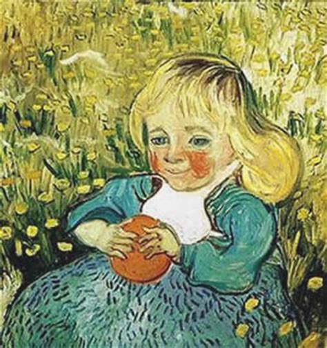 Van Gogh s  The Child with an Orange  for sale at the TEFAF