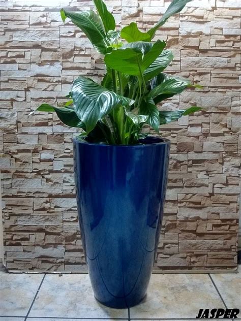 Vaso Para Plantas Estilo Ceramica Vietnamita / Fibra   R ...