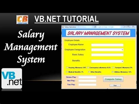 VB.NET | Salary Calculator | How to calculate Gross salary ...