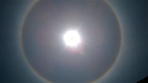 Vea el círculo del Sol, hoy y su significado. Vea el fenómeno de el Sol ...