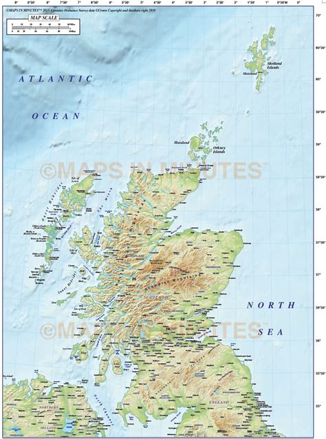 Vector Scotland Regions Map including the Northern Isles ...