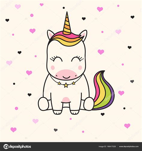 Vector: unicornios infantiles | Cara de lindo unicornio ...