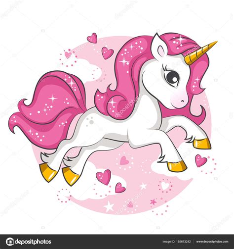 Vector: unicornios png | Lindo Unicornio Mágico Rosa ...