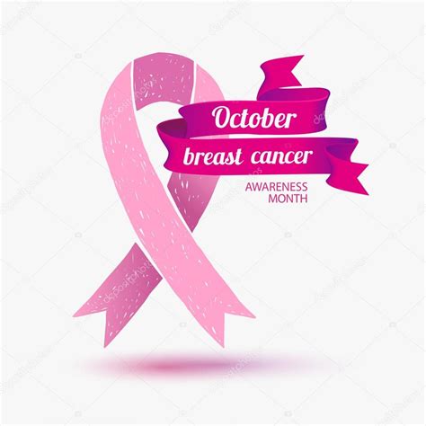Vectores: cancer de mama | Octubre   mes del cáncer de ...