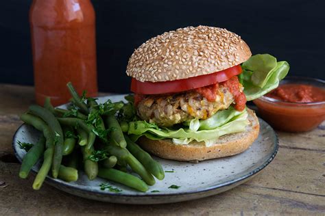 Veganer Burger für unseren Healths Kitchen Tag ...