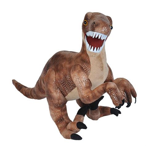 Velociraptor Dinosaur lifelike stuffed animal|plush toy|large|Wild Republic