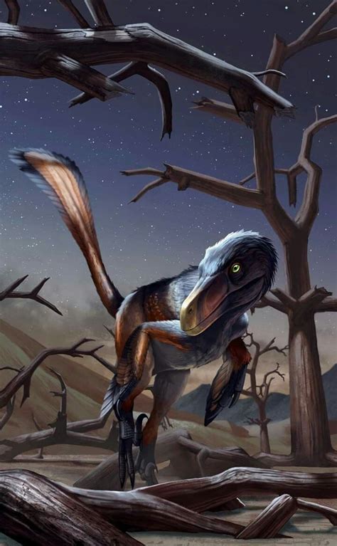 Velociraptor mongoliensis. Artwork by Raul | Prehistoric ...