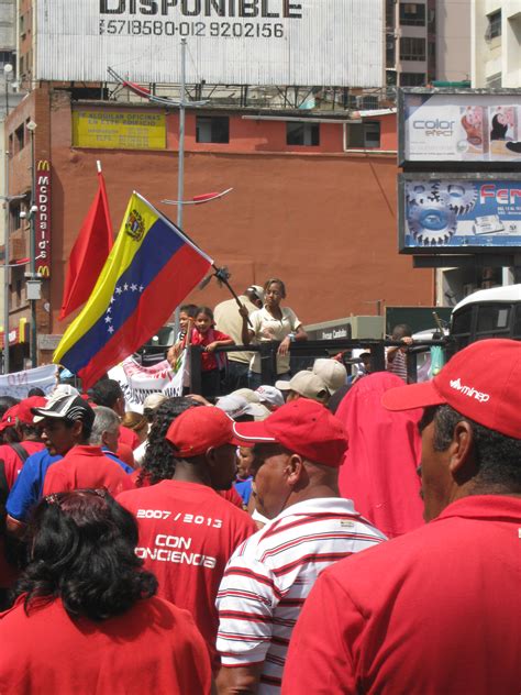 Venezuela s National Workers  Union  UNETE  Holds March in Caracas ...