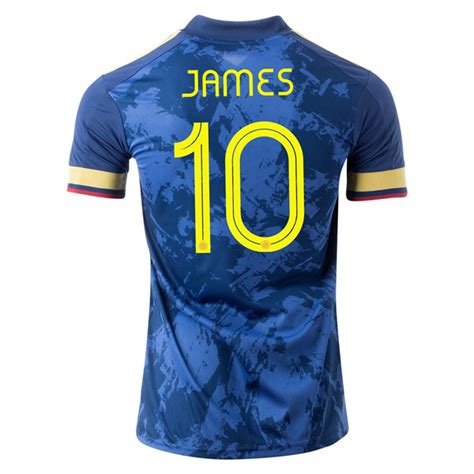 Venta De Camisetas De Futbol Colombia  JAMES 10  Segunda 2020/2021
