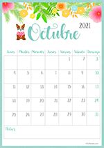 Ver Calendario Octubre 2021 | calendario jul 2021