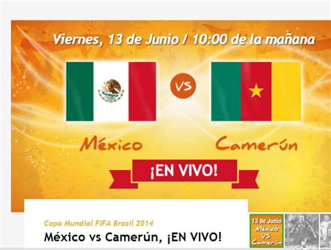 Ver los partidos de México en vivo del Mundial en Televisa ...