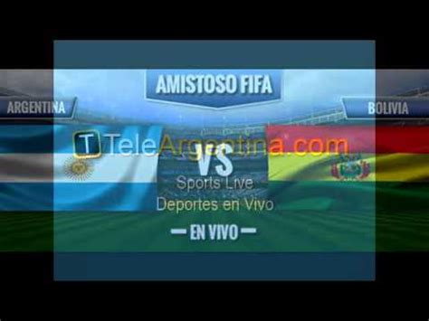 Ver partido Argentina vs Bolivia En Vivo Hoy 4 de ...