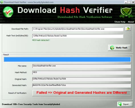 Verificador de Hash: ¿Los archivos descargados son los ...