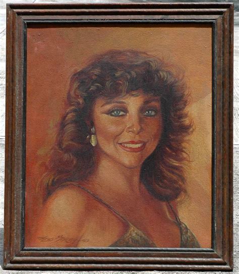 Veronica Castro Retrato Oleo Firmado 1993   $ 8,300.00 en ...