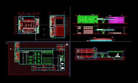 Vertical Gym DWG Section for AutoCAD • Designs CAD