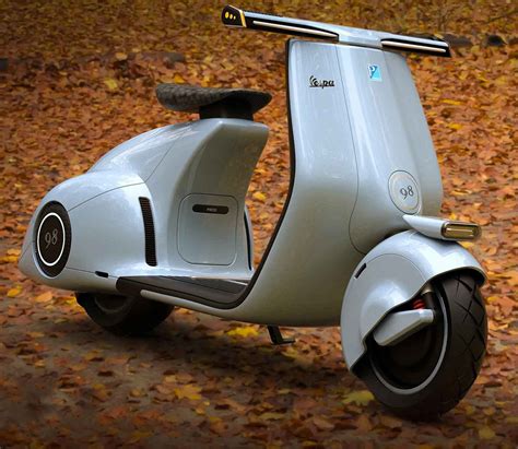 Vespa 98 Electric Concept Combines Classic Style with Modern ...