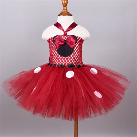 Vestido de cumpleaños para niñas, de Minnie, tutú, disfraz ...
