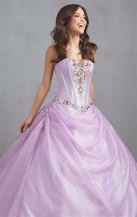 Vestido de quinceañera color lila | Quince dresses, Gowns, Debutante ...