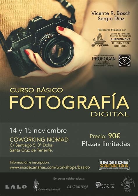 VI curso de fotografía digital en Tenerife