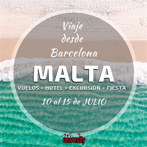Viaje barato a Malta, vuelos desde Barcelona + apartamento ...