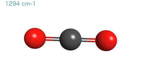 Vibration of a CO2 molecule   YouTube