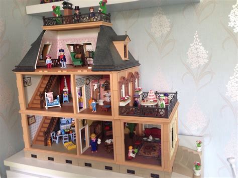 Victorian Playmobil Mansion 5300 With Furniture And ...