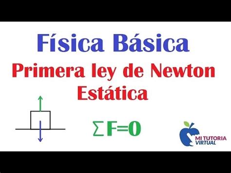 VIDEO DE APLICACIÓN DE LA PRIMERA LEY DE NEWTON | Física ...