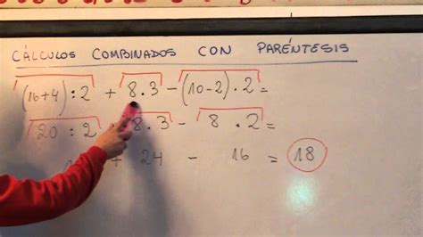 Video tutorial calculos combinados 6to grado   YouTube