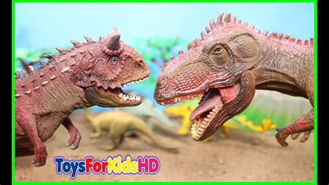 Videos de Dinosaurios para niños Carnotauro v/s ...