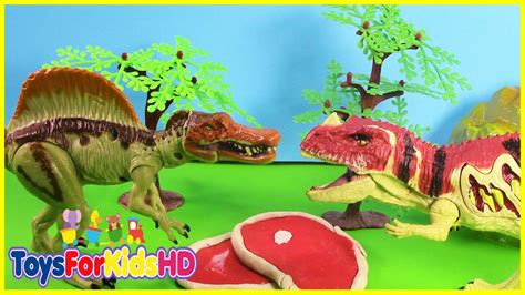 Videos de Dinosaurios para niños Ceratosaurus v/s ...