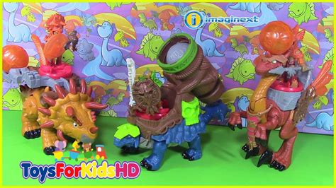 Videos de dinosaurios para niños, juguetes de dinosaurios Imaginext ...